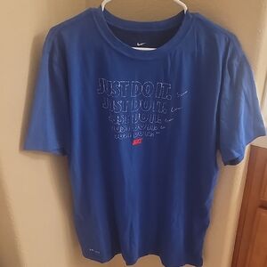 Nike Blue 'Just Do It' T-Shirt 💙